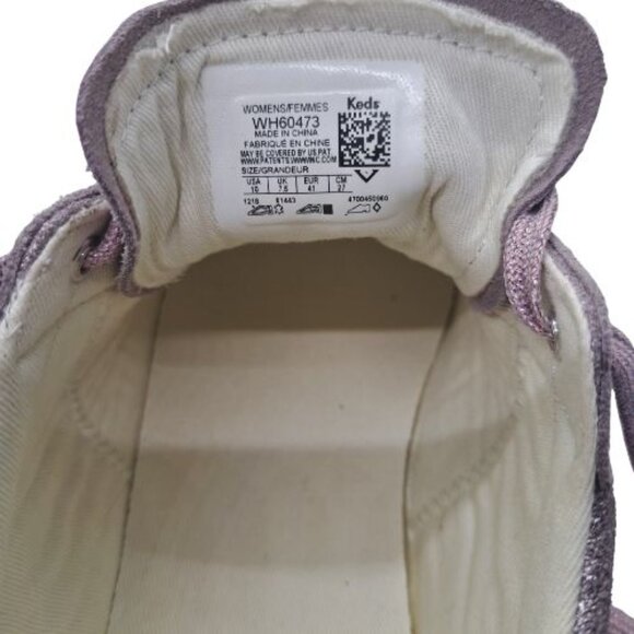 Keds Kate Spade Leather Ace Metallic Glitter Sneakers - Picture 7 of 9